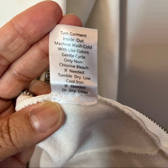 Workshop Off White Cowl Neck Sweater Casual Sweatshirt with pockets Size S - Picture 12 of 14